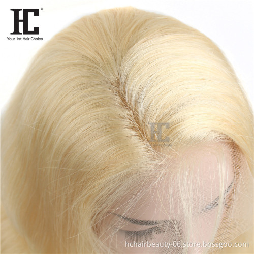 613 Blonde Wig 13*4 Body Wave 613 Lace Front Wig 150% Lace Front Brazilian Human Hair Wigs Pre-Plucked With Baby Hair For Women